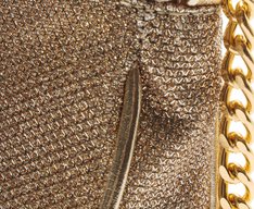 Bolsa Tiracolo Média Textura Glam Dourada