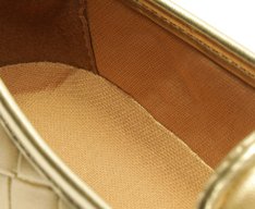 Tênis Slip On Texturas Dourado