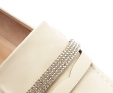 Mocassim Pala Glam Branco