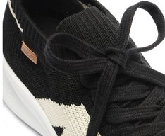 Tênis Knit Sporty New Ana Preto