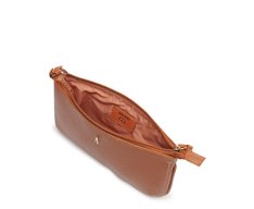 Bolsa Tiracolo Média Detalhe Franja Marrom