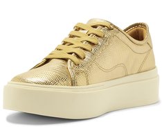 Tênis Sola Alta Básico Dourado