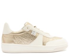 Tênis Recortes Nylon Prata