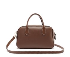 Bolsa Tote Média Costura Marrom
