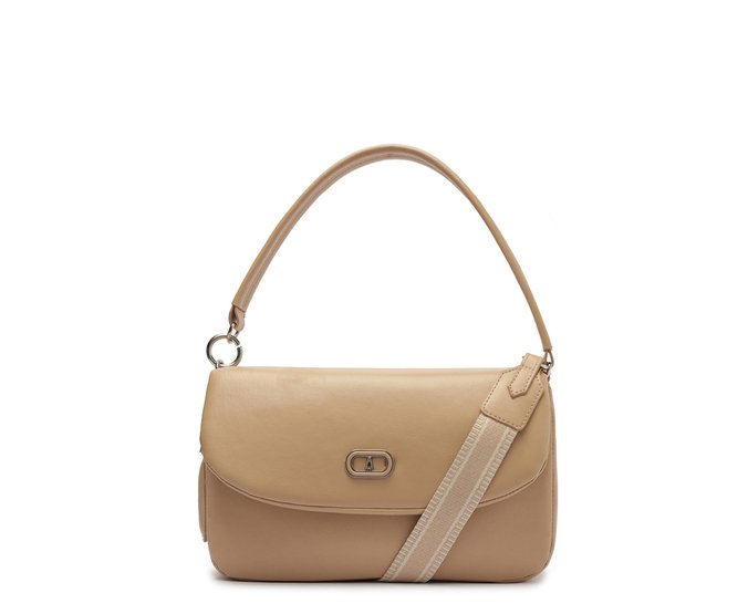 Bolsa Tiracolo Média Nina Bege