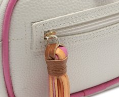 Bolsa Tiracolo Pequena Bolso Frontal Barbicacho Branca