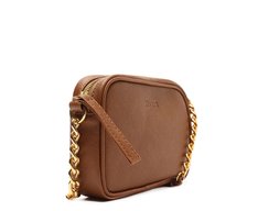 Bolsa Tiracolo Pequena Essencial Marrom