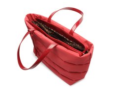 Bolsa Shopping Grande Nylon Fluffy Vermelha