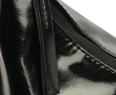 Bolsa Tote Grande Hobo Zíper Preta