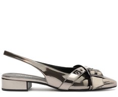 Sapatilha Slingback Mônica Prateada
