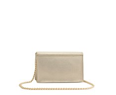 Bolsa Tiracolo Pequena Monocolor Dourada