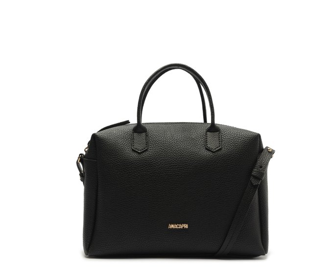 Bolsa Tote Média Arredondada Preta