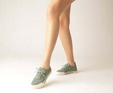 Tênis Knit Texturizado Alê Verde