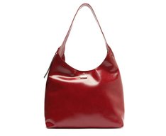 Bolsa Shopping Grande Boho Porta Cartão Vermelha