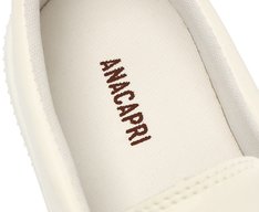Tênis Slip On Sola Alta Riscada Branco