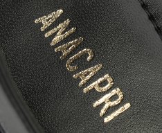 Sandália Slim Metal Comfy Preta