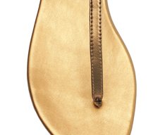 Sandália Rasteira Slim Bronze
