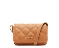 Bolsa Tiracolo Pequena Matelassê Triangular Envelope Marrom