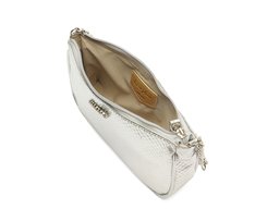 Bolsa Tiracolo Média Snake Prata