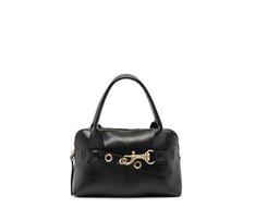 Bolsa Tote Pequena Detalhe Gancho Preto