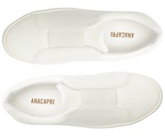 Tênis Slip On Elástico New Branco