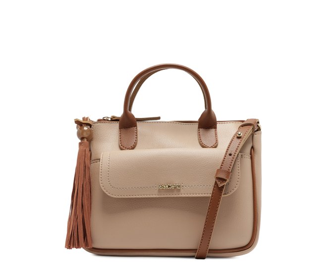 Bolsa Tote Média Eco Soft Bege