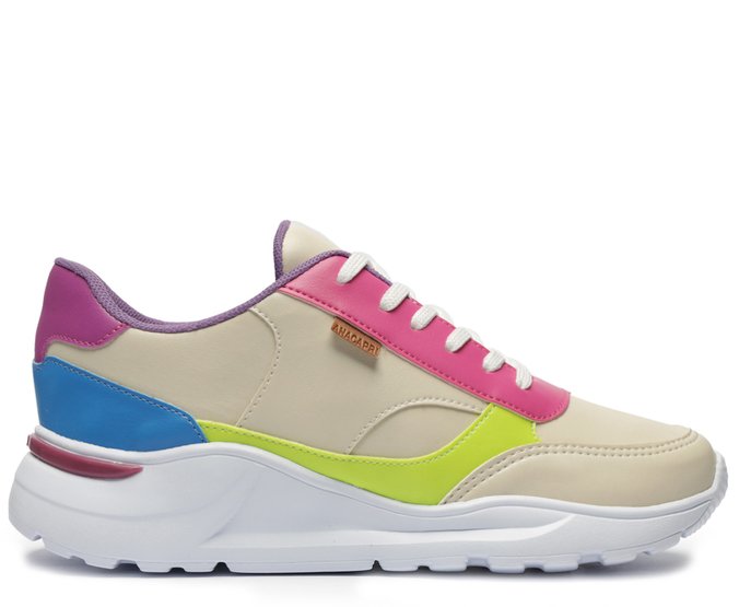 Tenis chunky feminino colorido top