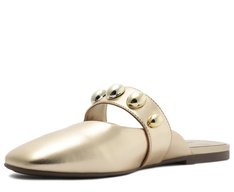 Mule Maxi Tachas Dourada