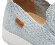 Tênis Slip On Knit Riscado Azul
