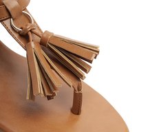 Rasteira Slim Detalhe Marrom