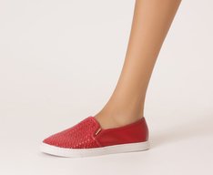 Tênis Slip On Ana Vermelho