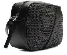 Crossbody Firenze Natural Zif Zag Preta