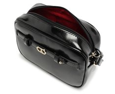 Bolsa Tiracolo Média Madri Verniz Preta