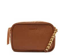 Bolsa Tiracolo Pequena Essencial Marrom