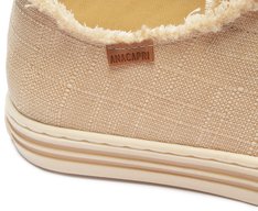 Tênis Slip On Desfiado Alê Bege