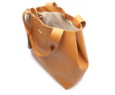Bolsa Shopping Grande Maxi Barbicacho Marrom Canela