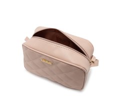 Bolsa Tiracolo Média Metalassê Triangular Bege