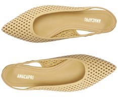 Sapatilha Slingback Vazada Amarela