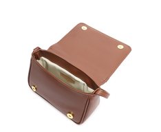 Bolsa Tiracolo Pequena Santangela Marrom Caramel