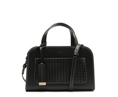 Bolsa Tote Média Tressê Preta