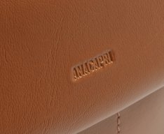 Bolsa Tiracolo Pequena Cordão Marrom