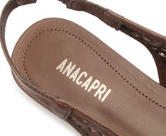 Sapatilha Slingback Ana Marrom