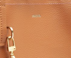 Bolsa Shopping Grande Maxi Chaveiro Marrom