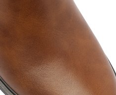 Bota Cano Curto Fivela Marrom
