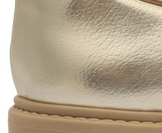 Mocassim Bold Bridão Monocolor Dourado