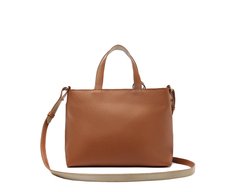 Bolsa Tote Média Bag Charm Marrom
