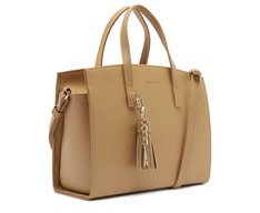Bolsa Tote Grande Chaveiro Barbicacho Bege