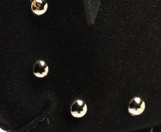 Bolsa Tiracolo Média Franja Preta