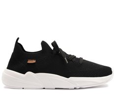 Tênis Sporty Malha Knit Preto