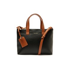 Bolsa Tote Média Cadeado Preta